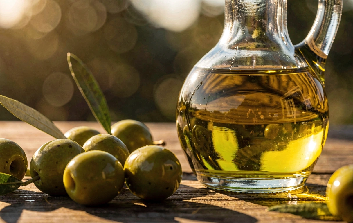 Olivas y aceite de oliva