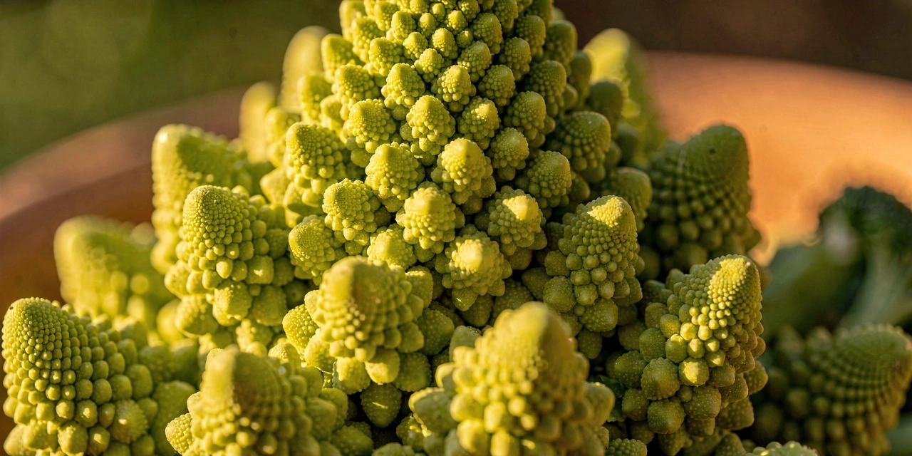 Textura de brócoli romanesco